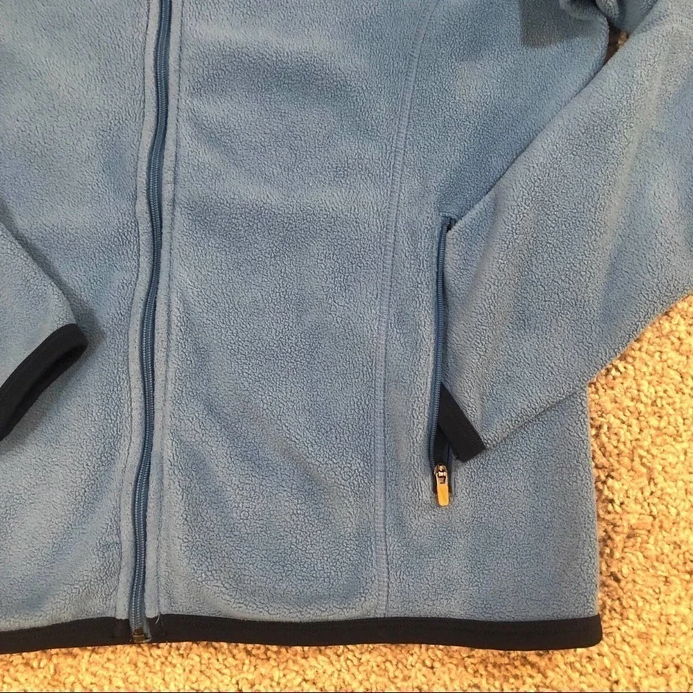 Nike Therma Fit Full Zip Mock Neck Fleece Blue Small